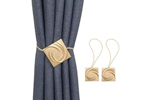 JNRFTY 2 Pz Fermatende Magnetici Decorazioni Finestre, Fermatende per Camera da Letto,Accessori Tende per Tende da Interni ed Esterni