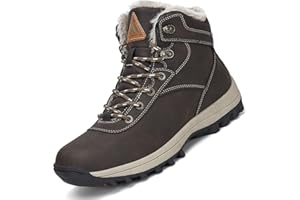 Mishansha Homme Femme Bottes de Neige Hiver Randonnée Chaussures Trekking Imperméable Outdoor Boots Taille 36-48 EU