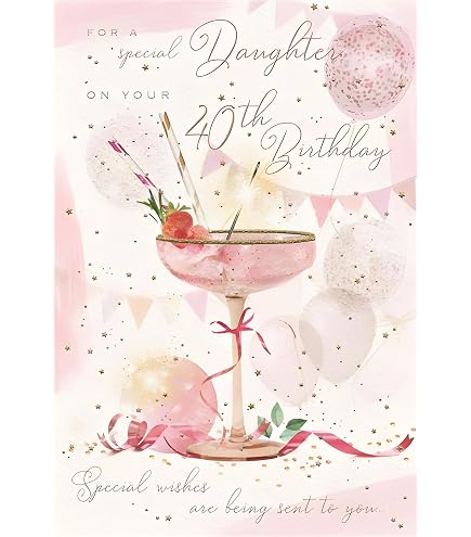 White Cotton Cards Geburtstagskarte "To My Wonderful Wife" - Handgefertigt, 22x22cm, Mit Strass & Glitzer