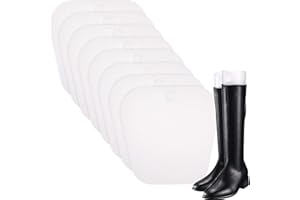 Bememo Inserti Sagomati di Shaper per Stivali Supporto per Stivali Alti per Donna e Uomo, 8 Pezzi per 4 Paia di Stivali (Trasparente, 8 Pollici)