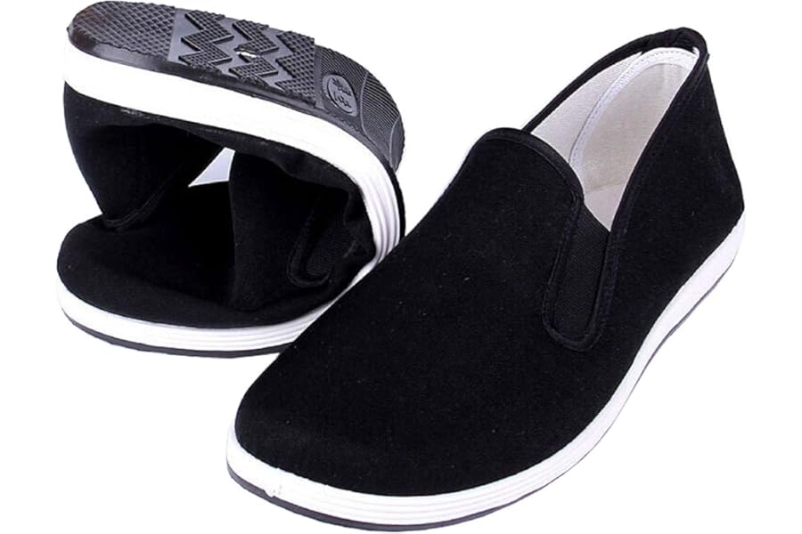 Martial Arts/Kung Fu/Tai Chi Shoes Rubber Sole Unisex Canvas Shoes Black