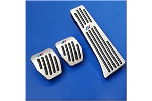 ZHHOOHAG FußStüTze Pedale Auto Styling Gaspedal Pedal Dekoration Bremspedalschutz for BMW X1 M3 E39 E46 E87 E84 E90 E91 E92 AT/MT Zubehör (Color Name : MT-3PCS)