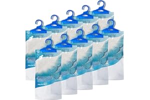 MAVORI 10er Set XL Luftentfeuchter zum Aufhängen I Luftentfeuchter Beutel I Entfeuchter Schrank und Feuchtigkeitsabsorber für Räume gegen Feuchtigkeit, Schimmel und Gerüche I bis zu 500ml je Beutel