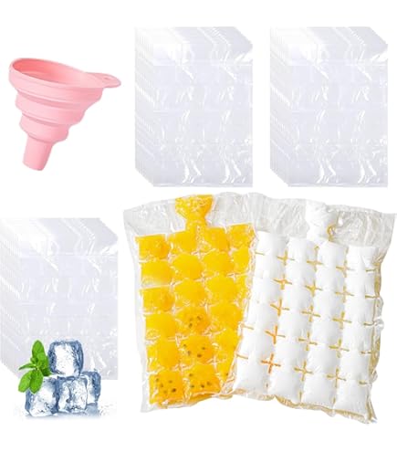 WE-STOCK 7 Sacchetti Ghiaccio Da 28 Cubetti - 196 Cubetti Pronti Per Il Tuo Drink Freddo - Foto 2