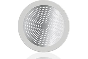 DGSLWH 1 x osłona odpływowa ze stali nierdzewnej, ochrona przed odpływem do zlewu, ochrona przed odpływem kabiny prysznicowej, łapacz włosów, zapobiega zatykaniu odpływu, nadaje się do łazienek, wanien