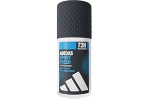 ‎ADIDAS adidas, Sport Fresh Deodorant Roll-On für Herren, frischer Duft, 72 Stunden Schutz vor Schweiß, hautfreundlich, vegane Formel, 50 ml