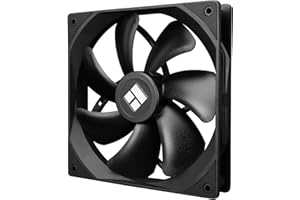 Thermalright Ventola per CPU TL-C14C da 140 mm, ventola per computer PWM silenziosa con cuscinetto S-FDB incluso, fino a 1500 giri/min raffreddamento ventola per PC (nero)
