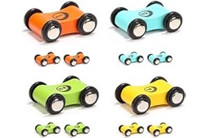 TOP BRIGHT Jouet Voiture Remplacement de Rampe Voiture avec 12 Pièces Petites Voitures