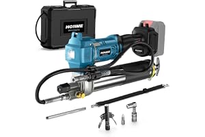 HOIIME Trådlös Fettspruta för Makita 18V Batteri, Högeffektiv Fettspruta 200 g/Min 827 bar Fettsprutasats med 100 cm Högtryck