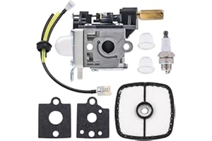 NIMTEK RB-K84 Carburetor for Echo SRM-265 SRM265S SRM265T SRM265U PE265 PPT265 PAS265 SHC265 HCA265 Trimmer Weedeater with Air Filter Fuel Repower Kit