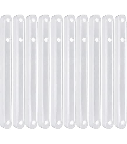 Prime-Line R 7227 Rear Drawer Track Back Plate – 5/16 in. x 7/16 in., White