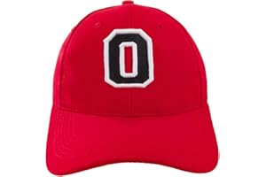 4SOLD Unisex Jungen Mädchen Mütze Baseball Rot Cap Marineblau Hut Kinder Kappe Alphabet A-Z Gestickt in der EU