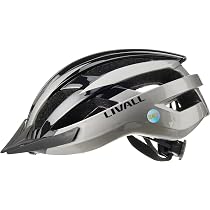 Casco Bici Livall MT1 Neo Con Luci, Frecce E SOS - Nero/Grigio Taglia M (54-58 Cm)