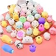 18pcs Random Squishy Toys Mochi Squishy Toys Party Favors for Kids Animals Squishy Stress Toys Unicorn Panda Rabbit Frog Piggy Elephant Polar Bear Seal Cat Toys for Girls & Boys