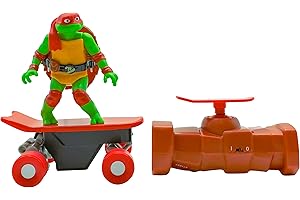 Teenage Mutant Ninja Turtles | Mutant Mayhem Raphael Fernstgesteuertes Half Pipe-Fahrzeug, Filmedition, Ninja Turtles Spielzeug und Geschenke ab 5 Jahre