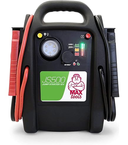 Booster Batterie Voiture 4000A - Démarreur Portable 12V 99.16Wh | Pour Essence Et Diesel Jusqu'à 10L