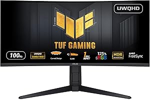 Asus Dis 34 VG34VQEL1A Monitor, Czarny, 34 "