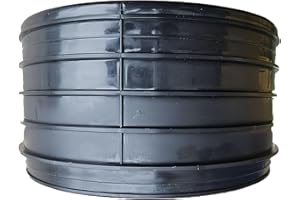 SHMOX 450 mm Riser for Manhole Covers Outdoor System for Inspection Chamber - Underground Drainage Manhole Covers Riser (Pack of 2)