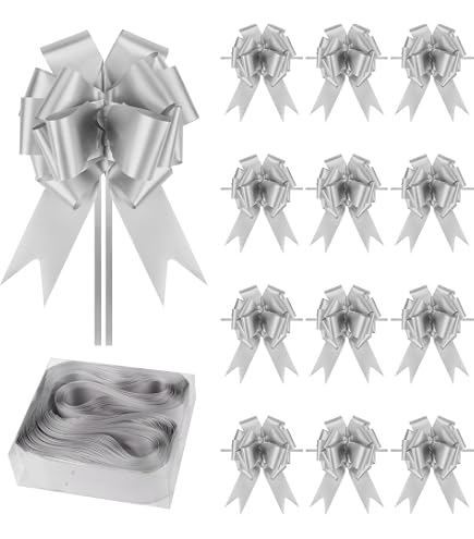 120 PCS TIRARE Gli Archi Grandi Fiocchi Per Confezioni Regalo EUR 16,18