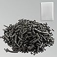 Aquarium Carbon Filter Medium with 3D Mesh Bag for Fish Tank Pond Tank Canister Filter（400 g）