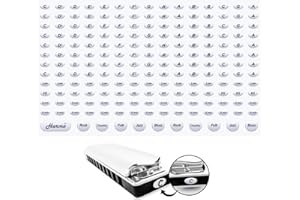 Harmo Harmonica Key Labels Stickers - Set of 191, Premium Harmonica Stickers with Non-Removable 3M Adhesive, Precision-Crafted Harmonica Key Stickers, Essential Harmonica Accessories