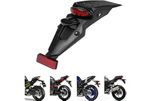 DREAMIZER 12V LED Motocicleta Guardabarros Trasero Freno Luz de freno Luz de Matrícula Reflector Universal para MX Motocross ITV Off-Road Street Bike Dirt Bike Pit Bike TZR 50 HM 50 XR 400