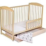 Lit Bebe Coulissant A Barreaux Blanc 60x1 Amazon Fr Bebe Et Puericulture
