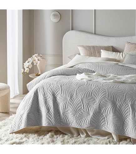 Eurofirany Colcha Suave Acolchada Para Todo El Año, Diseño De 