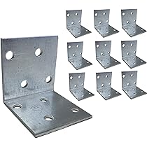 Staffa Angolare Di Riparazione Gialla Zincata In Acciaio 125Mm - Foto 5