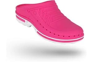 WOCK Clog sin Tira y con Plantilla Steri-Tech, Zueco Sanitario de Trabajo Mujer e Hombre - Esterilizable, Antiestático, Transpirable e Antideslizante