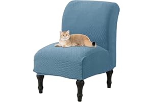 uyeoco Copripoltrona Senza Braccioli per Soggiorno Fodera per Sedia Senza Braccioli Antiscivolo Coprisedia Senza Braccioli Velluto Accent Copri Poltroncina (Color : #22)