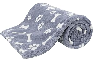 TRIXIE Manta Kenny, Felpa, 150 × 100 cm, Azul