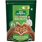 Tata Sampann Pure Walnuts, 200g, Crunchy Nuts, Rich in Dietary Fibre, Protein & Magnesium