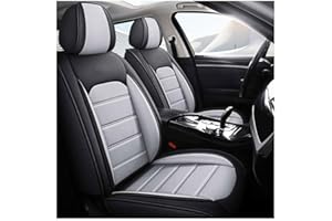 YXUO Funda Asiento para Dacia Sandero 3 Stepway Fundas de Asientos de Cuero Fundas para Asientos Delanteros y Traseros 5 Piezas Asientos Impermeables Cómodo Seat Cover
