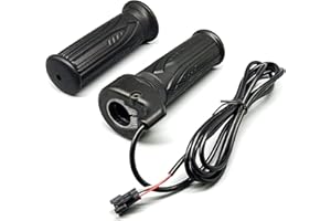 HUDAMZKY Electric Motorcycle Accelerator Right Hand Full Twist Throttle Ebike Throttle Compatible 12V-72V Suitable for 500W 1000W 1500W Hub Motor