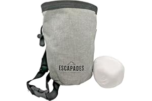 ESCAPADES Bouldering and Climbing Kit with Chalk Bag and Chalk Ball