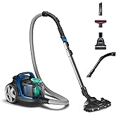 PHILIPS 5000 Bagless Vacuum Cleaner, 900 W, 1.5L, 9 m, PowerCyclone 7 | Vacuum Cleaner 900 W, Anti-Allergic H13 Filter, Power
