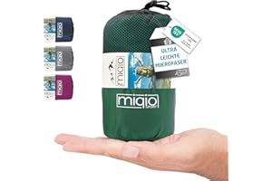 MIQIO Wkładka do śpiwora, prześcieradło, 2 w 1, lekka, podróżna, rozmiar XL