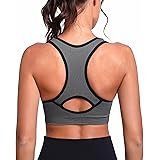 Sykooria Donna Reggiseno Sportivo Reggiseno da Allenamento Senza Ferretto Top Fitness Donna Palestra Imbottito per Ginnastica