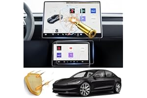 Coleya Protector de Pantalla Compatible con Tesla Model 3 2024 2025 2026, Tesla Model 3 Highland Película Protectora de Cristal Templado, 9H Antiarañazos (15,4 Pulgadas+8 Pulgadas)