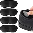 Dr Foot Dr. ’s Heel Grips for Men and Women, Self-Adhesive Heel Cushion Inserts Prevent Heel Slipping, Rubbing, Blisters, Pain, and Improve Shoe Fit, Black, 2 Count (Pack of 1)