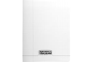 Clairefontaine 18109C zeszyt/zeszyt szkolny Calligraphe 17 x 22 cm, 24 arkusze, liniatura francuska, 90 g, bezbarwny, 1 sztuka