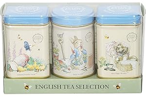 NEW ENGLISH TEAS Beatrix Potter: mini set regalo con tè nero sfuso