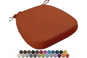 SEOKOR Chair Cushion Kitchen, Memory Foam Chair Pads, 40x38/43x40/43x42cm with Ties Non-Slip Chair Pads，Outdoor Indoor Seat Cushion for Dining Office Garden Chair(Color21,40x38x5cm)