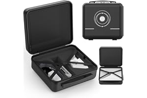 DIYEENI Travel Case Compatible with Mini, Hard Carry Case with Handle, Water Proof Storage Case for Mini Disk & Accessories, for RV Travel & Outdoor Use