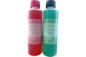 Apera Instruments pH Calibration Solution 4.01/7.00 each 250 ml, AI1113