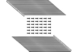 TSTRAUM Lot de 36 rayons de vélo avec 36 , 110-309 mm, diamètre 2 mm, rayons en acier 14G/K, pour rayons de roue de VTT, vélo électrique, descente, trekking, vélo de ville et plus encore.