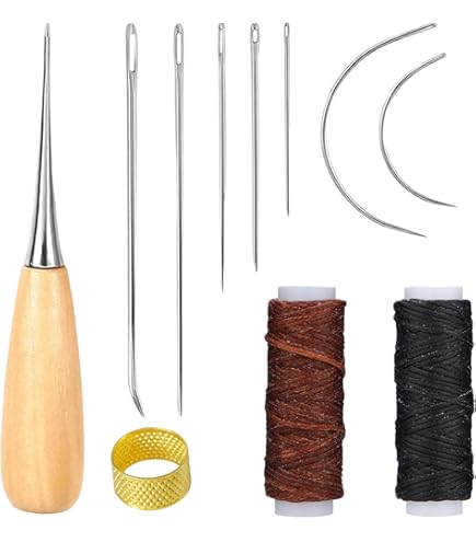 Outils de perforation en cuir manuel, Round 1 mm Hole Stitching Punch pour la couture à la main, outil de poinçon en cuir, outil de travail en cuir, P-1-6 - Canada