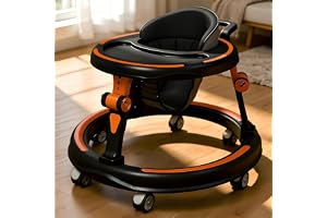StarandDaisy Baby Walker for Babies, 6-18 Month Baby Boy & Girl, Adjustable Height Infant Learning Walker wit…
