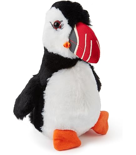 WILD REPUBLIC Atlantic Puffin Plush With Authentic Bird Sound - 13cm Realistic Stuffed Animal